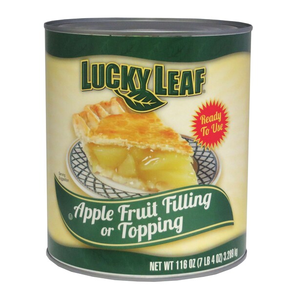 Lucky Leaf Apple Fruit Filling Or Topping #10 Can, PK6